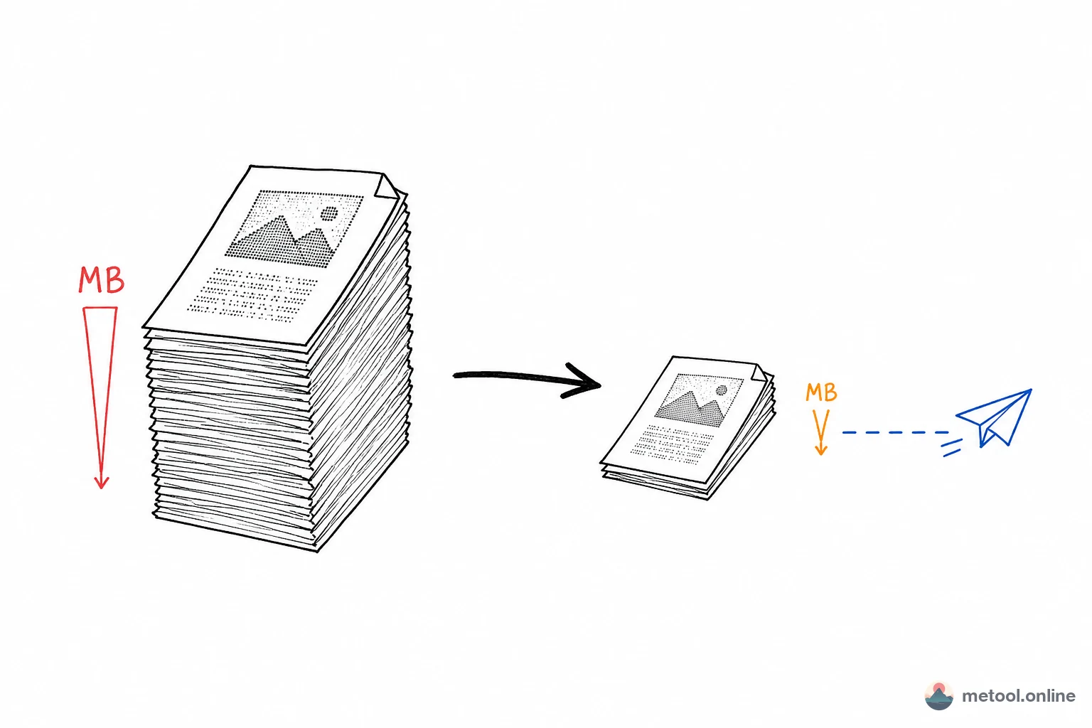 Scanned PDF Too Big to Send? How to Shrink It Down